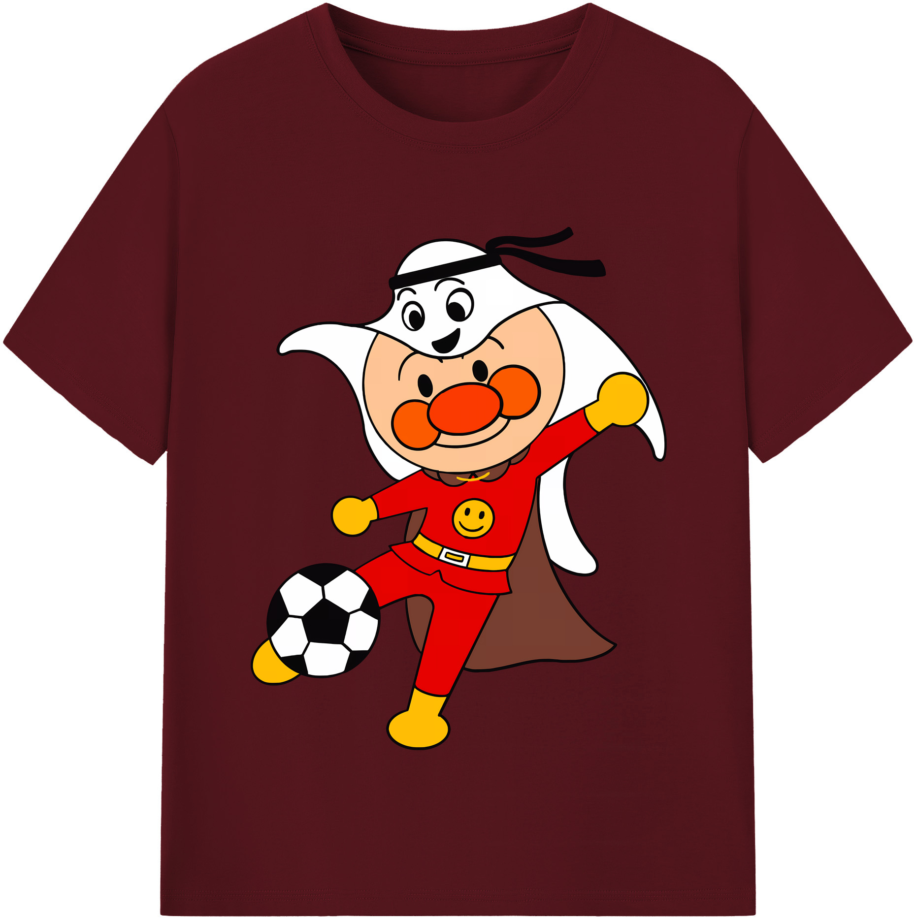 （画像用） アンパンマン Anpanman 綿100％半袖Tシャツ（フロントプリント）
